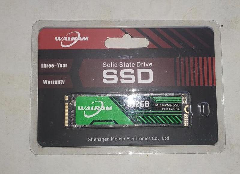 WALRAM M.2 SSD 512GB SSD Hard Drive M2 Ssd M.2 NVME PCIe - 1500 ...