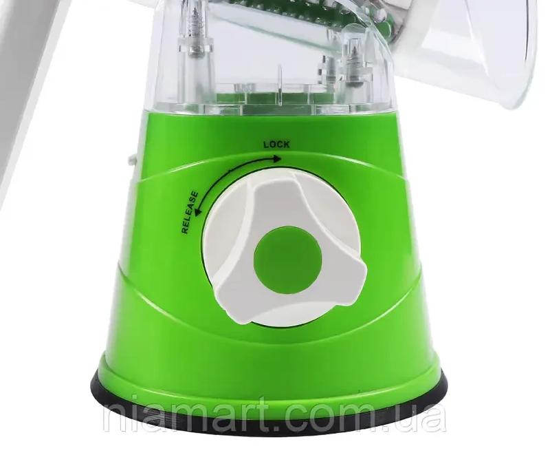 Уценка (трещины на корпусе) Ручная овощерезка-терка с насадкам...: цена ...