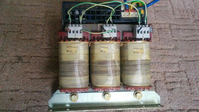 Трансформатор 3500 3 фазный перв 380/220В втор 24В 50А "Siemens ...