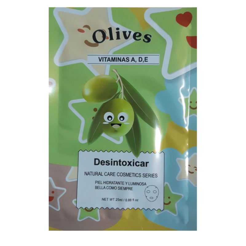 Маска для лица bioska olives с витамином а, d, e детоксикация ...