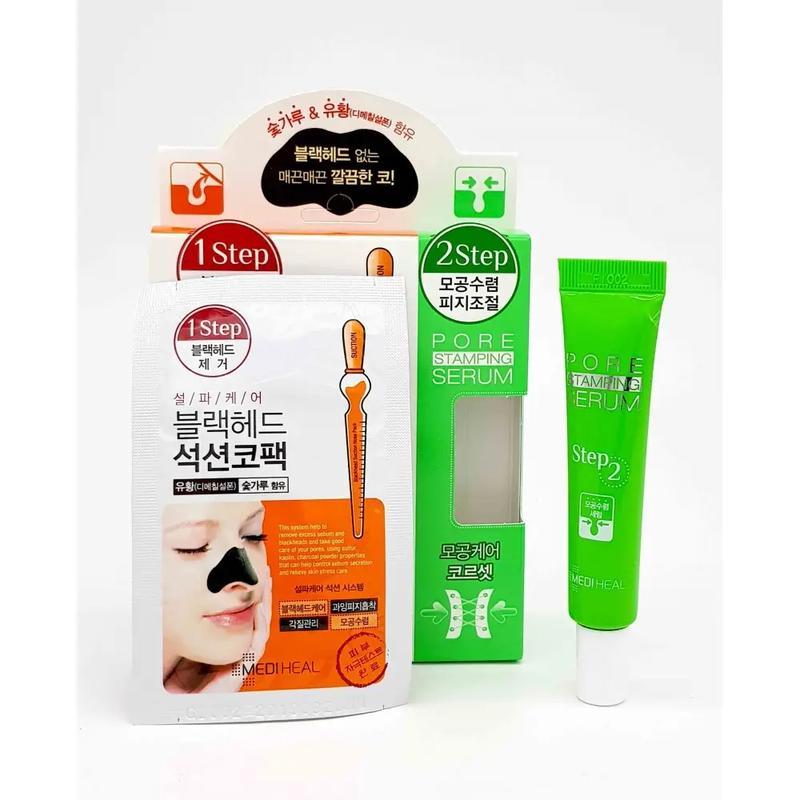 Mediheal sulfur care blackhead suction nose pack набор для очи...