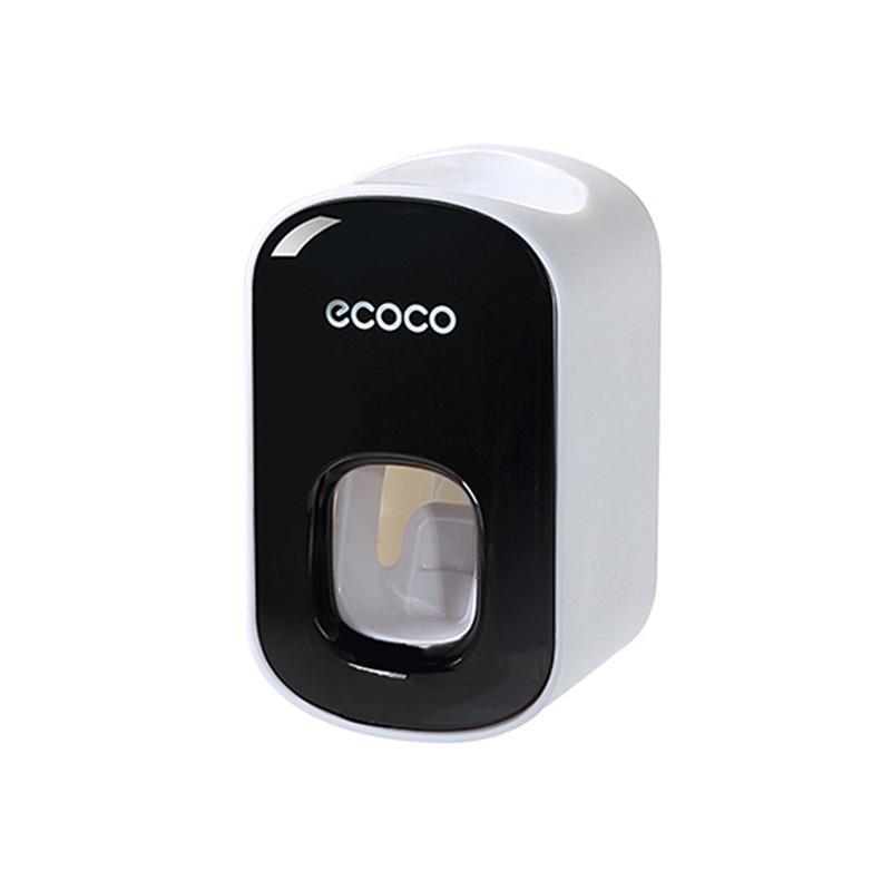 Диспенсер для зубной пасты ECOCO E1922 Black + White механический