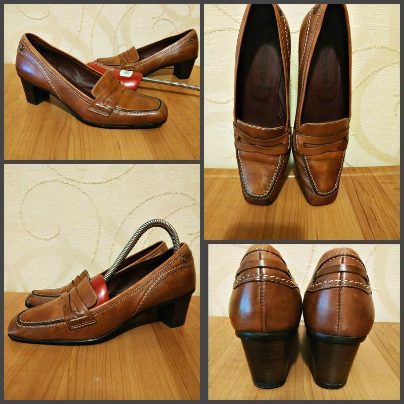 Удобные элегантные кожаные туфли итальянского бренда caparrini