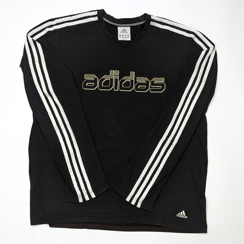 Адидкс лонгслив на лампасах оригинал вишитое лого adidas origi ...