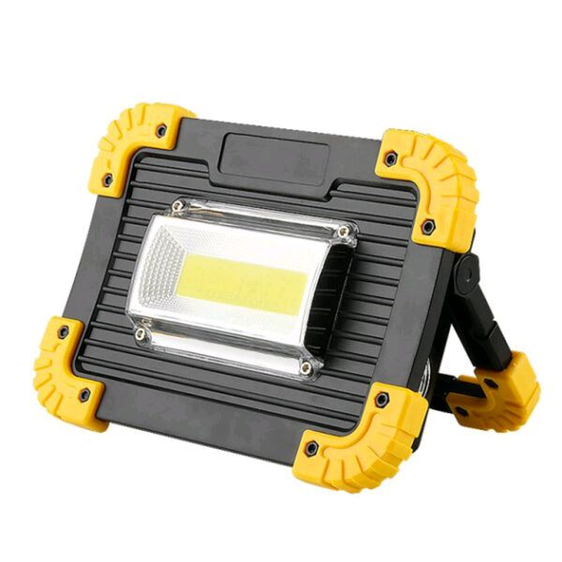 Светодиодный фонарь LED прожектор зу USB L811-20W-COB-1W с Power