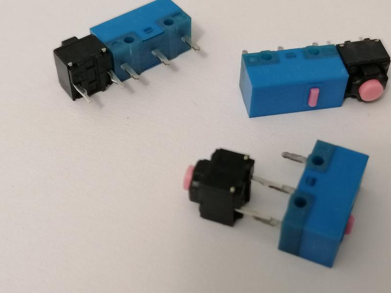 Huano Mute Pink - безшумні кнопки мишки 4шт, мікрики клік кнопка: ціна ...