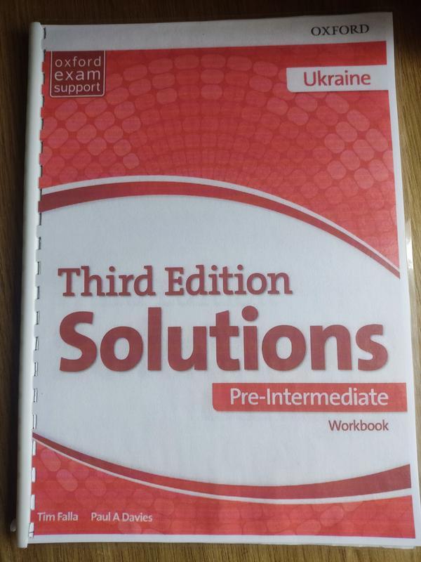Комплект third edition solutions pre-intermediate