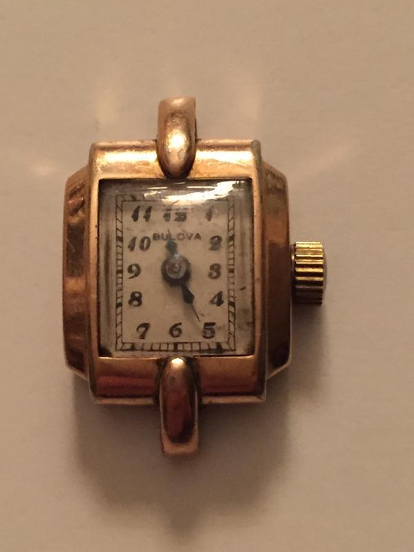 Легендарные часы “bulova”14k gold