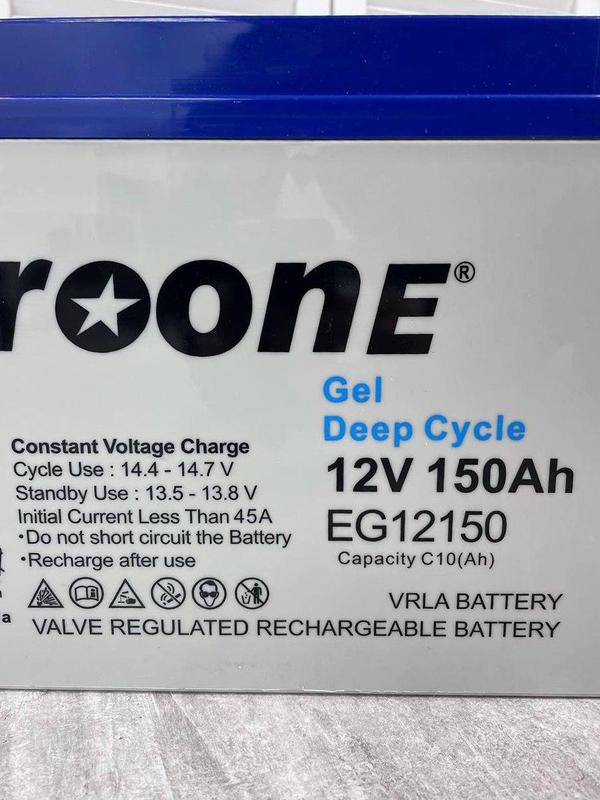 Гелевый аккумулятор Battery GEL 12V 150Ah Аккумуляторная батар...: цена ...