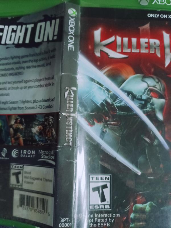 Диск с игрой Killer Instinct XBOX One (иксбокс ван S/X) русска ...