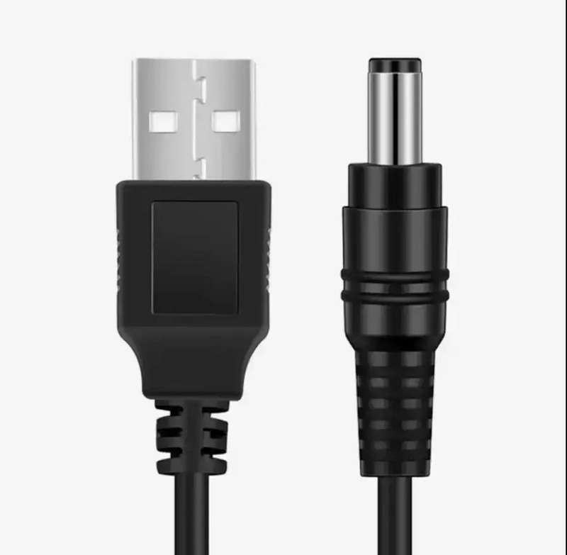 Универсальный кабель для роутера\модема USB-DC на 5.5 x 2.1мм /9v