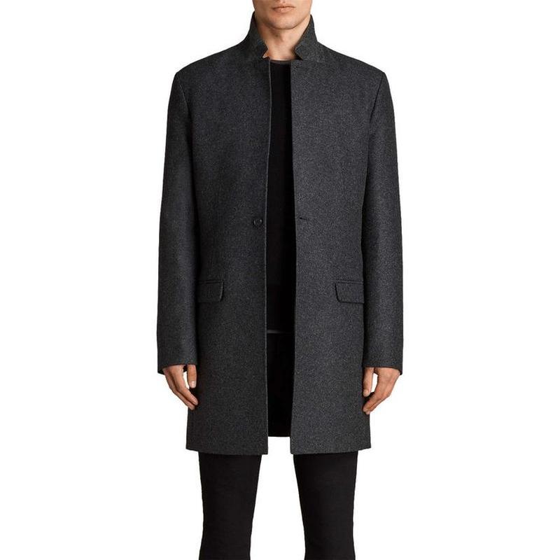 Шерстяне пальто allsaints meka wool coat