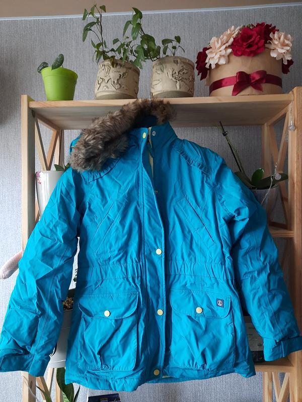 Зимняя новая куртка пуховая для девочки 12-13 лет land's end