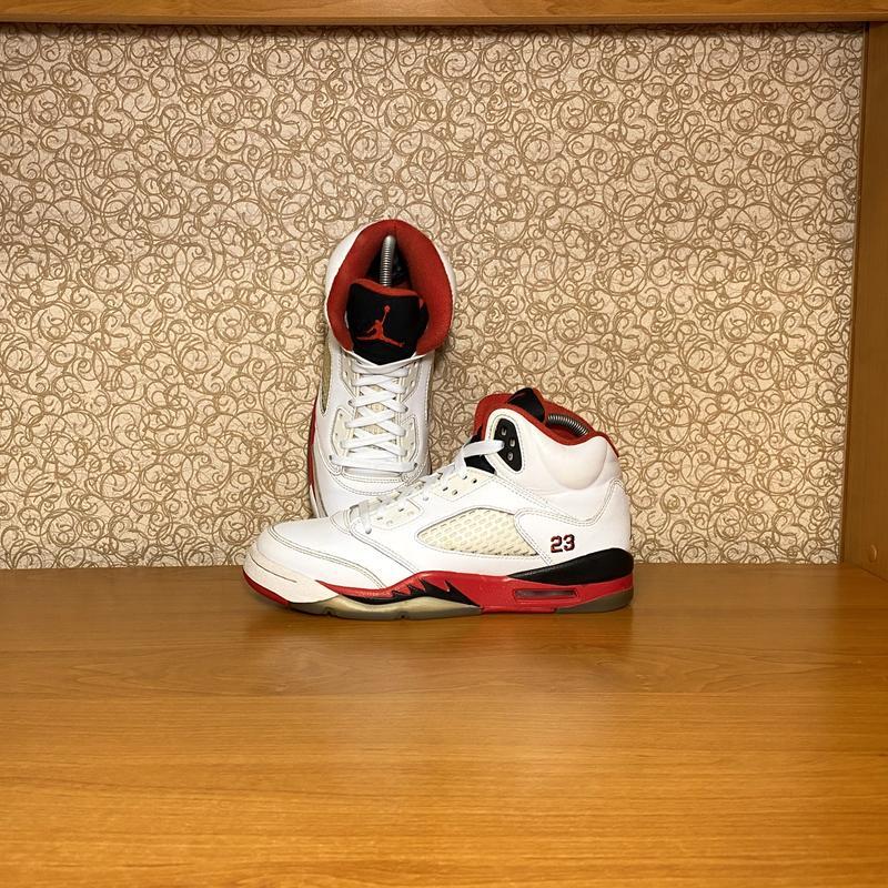 nike jordan 5 fire red