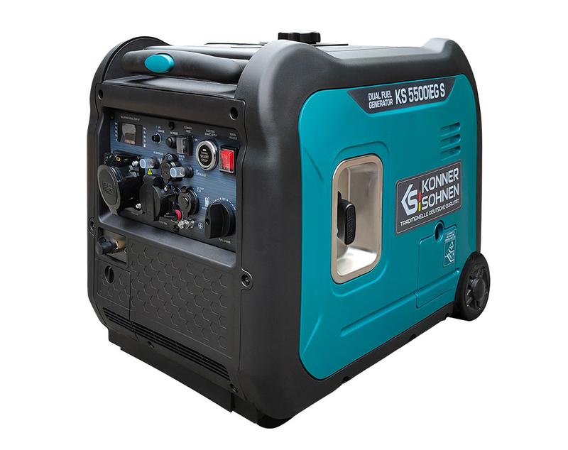 Инверторный генератор газобензиновый KS 5500iEG S, 5,0 кВт, э/ст ...
