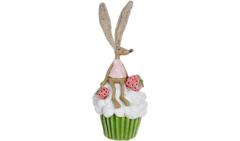 Фигурка интерьерная bunny on a cupcake 10x11.5x20.5 см bona dp...