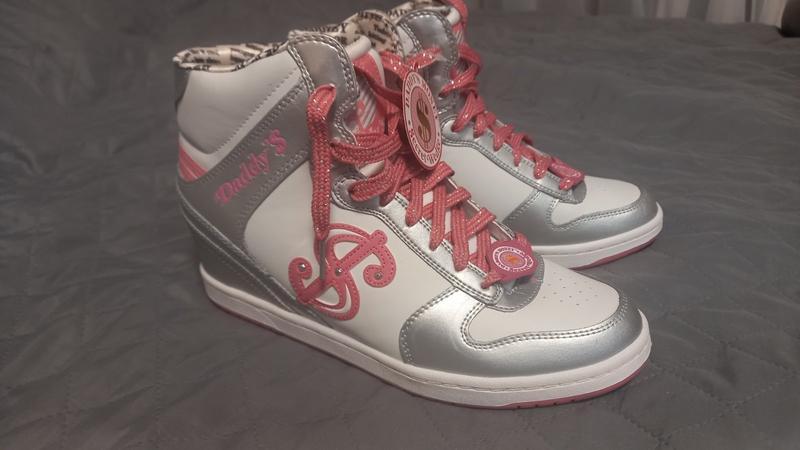 Daddy's money secret outlet wedge sneakers