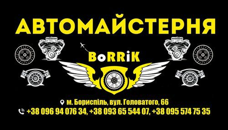Автомайстерня BORRIK Бориспіль