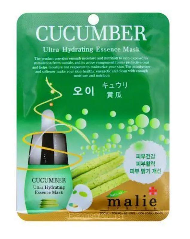 Маска тканевая для лица malie system cucumber