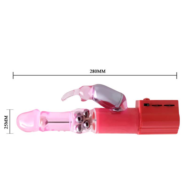 Hi-tech вібратор - Pretty Love Christina Vibrator with Bunny Pink: цена ...