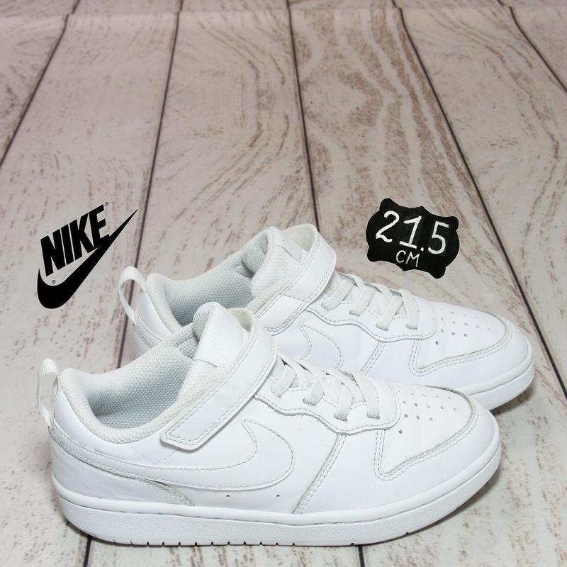 Nike белые кожаные кроссовки
