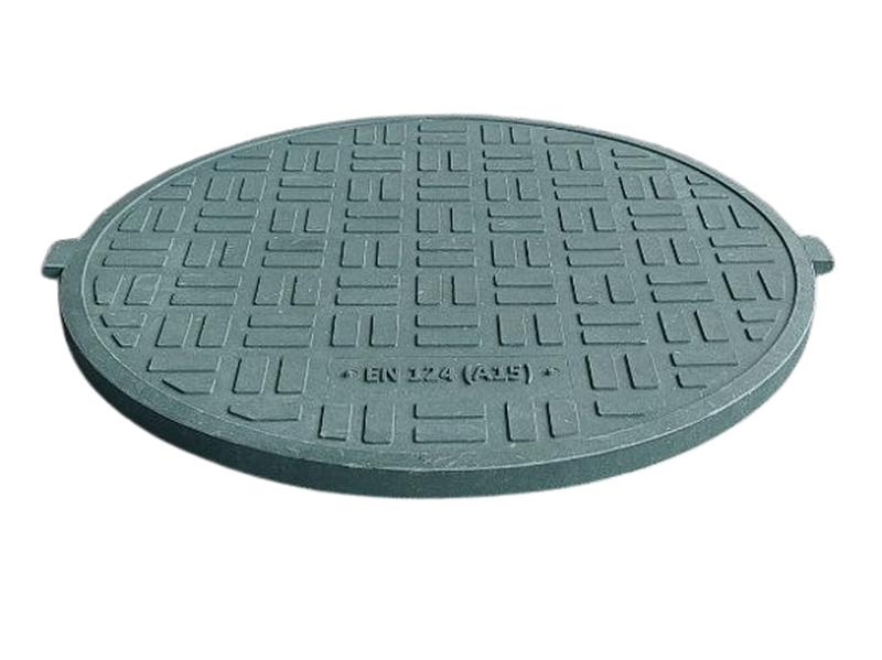 Крышка люка канализационного п/п легкого «ЕВРО» (А15Л) до 1,5 ... - 465 ...