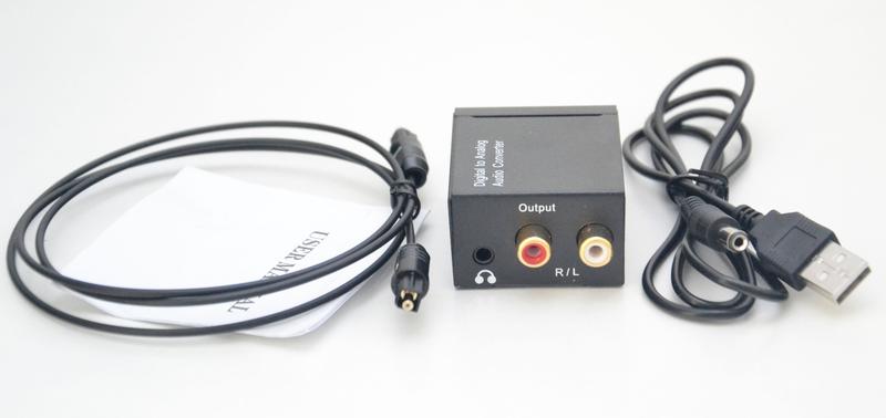 ЦАП конвертер для подключения телевизора к усилителю Dac Toslink: цена ...