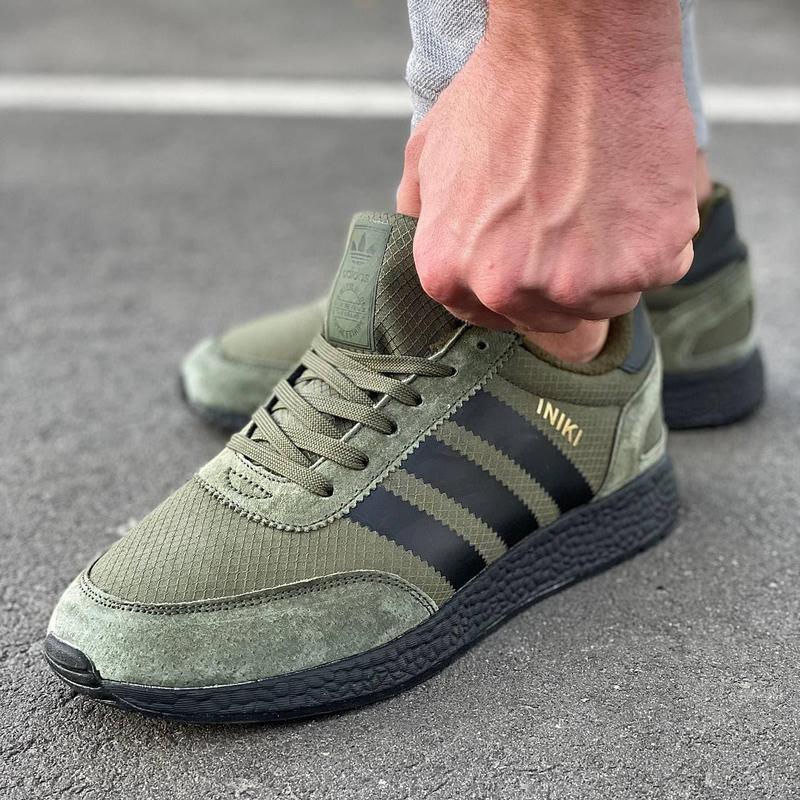 Adidas iniki hot sale khaki