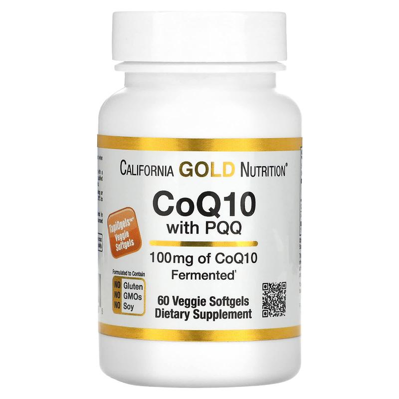 California Gold Nutrition,коензим Q10 з піролохінолінхіноном,60шт