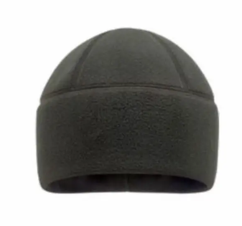 Армійська тепла зимова шапка флісова черна