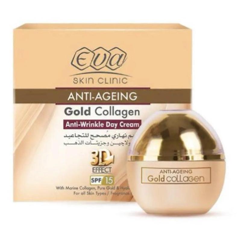 Eva Skin Clinic Anti Aging Gold Collagen Anti Wrinkle Day Cream цена 550 грн купить Красота и 4382