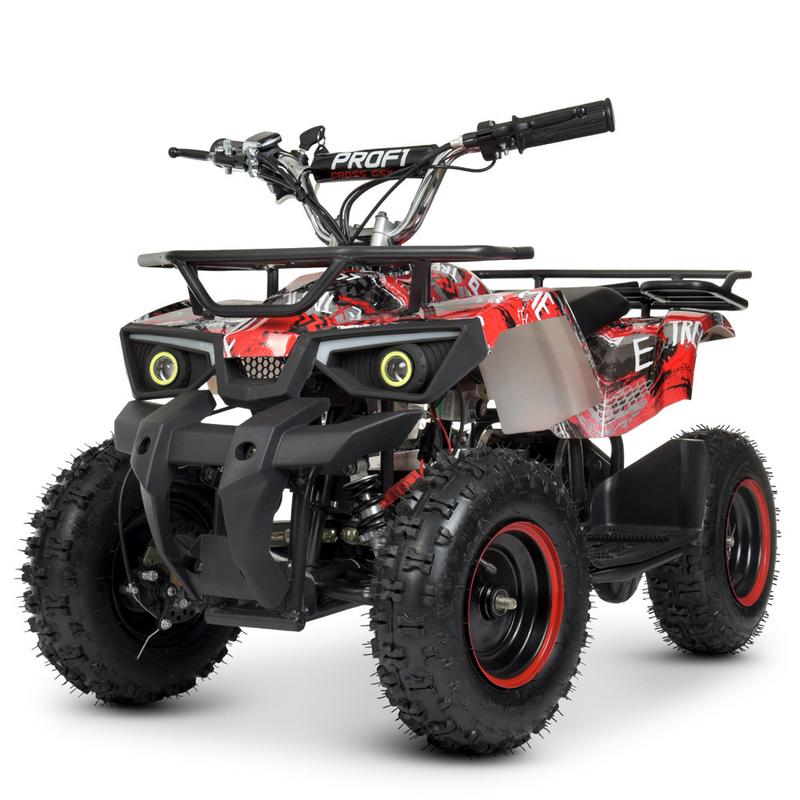 Детский квадроцикл Profi HB-ATV 800W с резиновыми колесами (кр ...