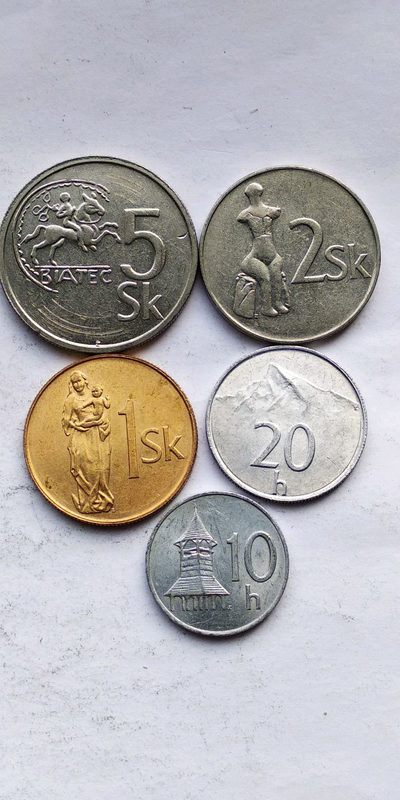 Набор монет Словакии