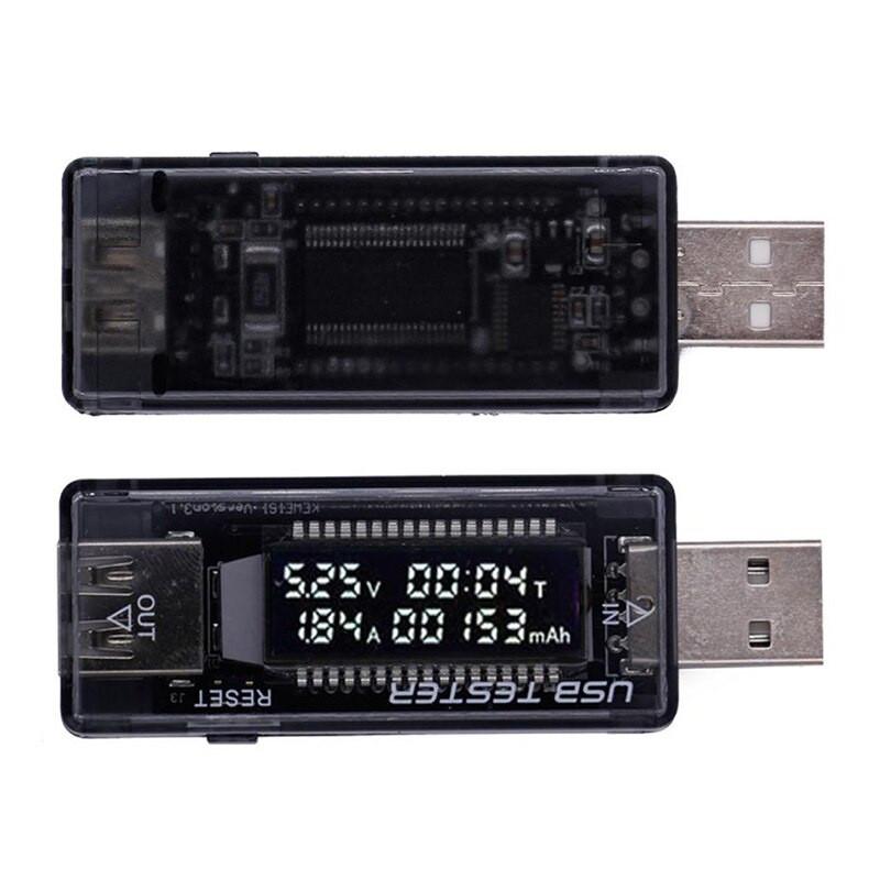 USB Тестер Keweisi KWS-V20 амперметр вольтметр измеритель емко...