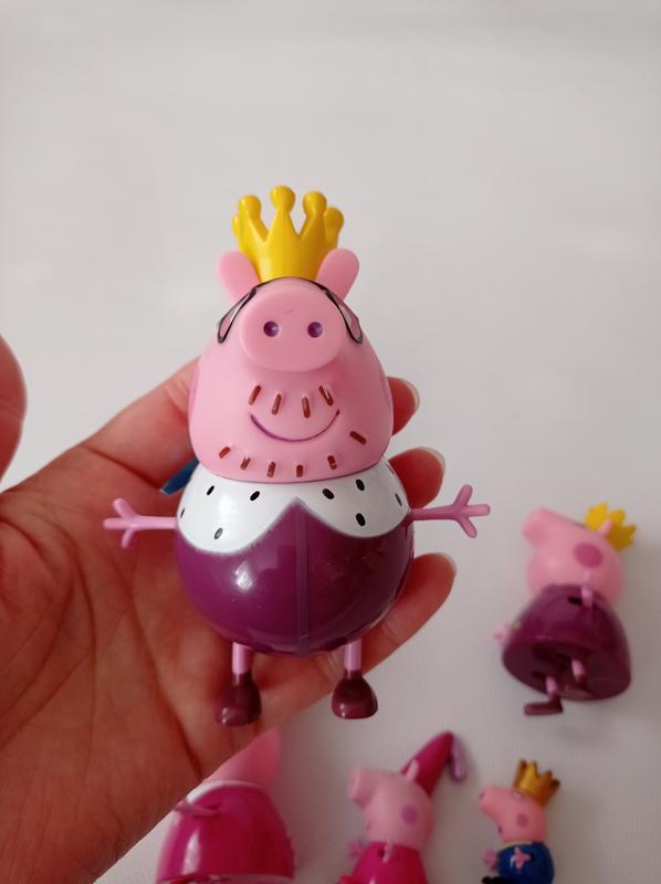 Peppa pig royal hot sale family figure set