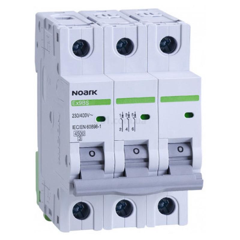 Автоматический выключатель NOARK серии Ex9BS 3P 10A 4,5kA C