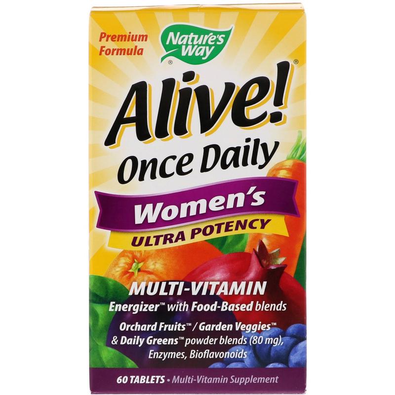 Мультивитамины для женщин Nature's Way Alive! Ultra Potency Mu...