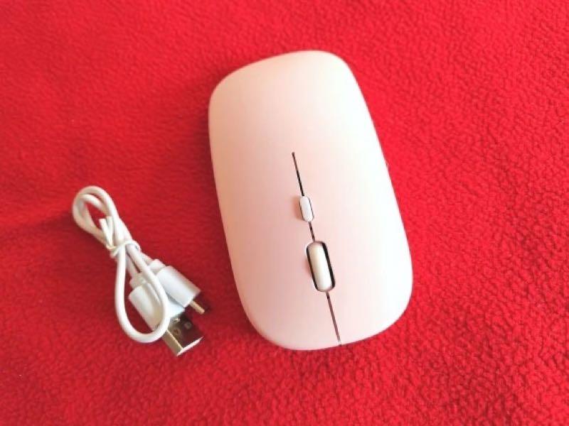 Macaron перезаряжаемая Беспроводная Bluetooth мышь 2,4G USB мышь