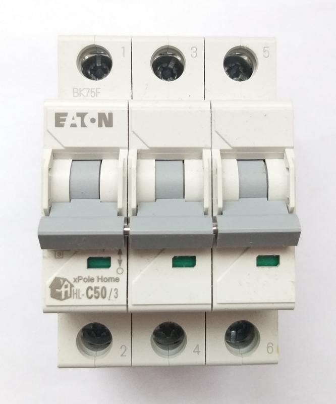 Автоматический выключатель 3-п EATON xPole Home HL-C50/3