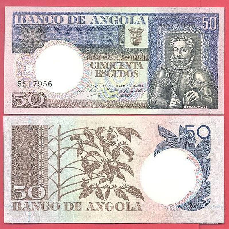 Ангола Португальська 50 ескудо 1973 рік UNC №574