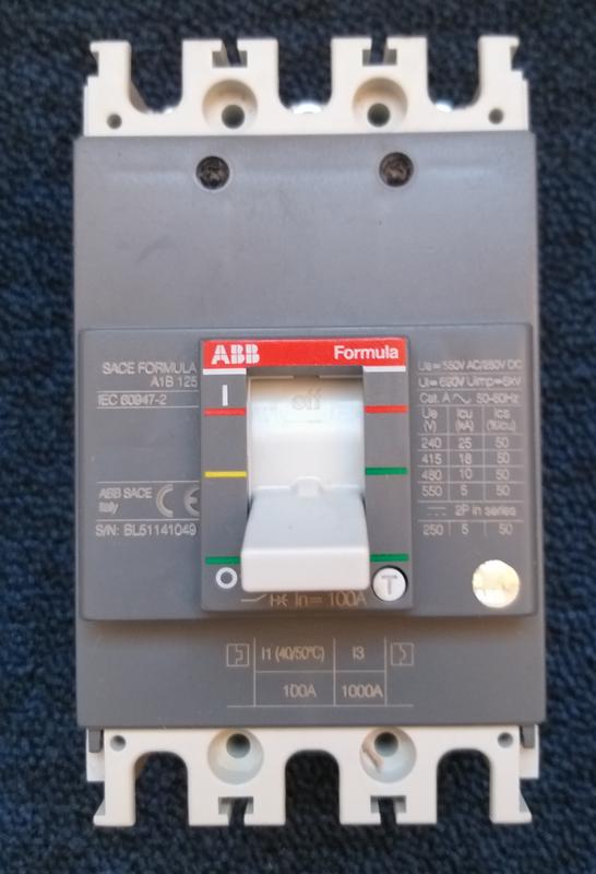 Выключатель автоматический 3-полюсный ABB SACE Formula A1B 125, 1