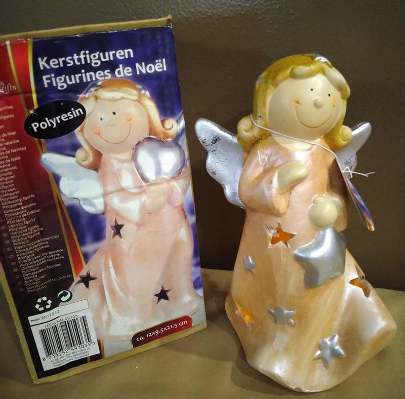 Ніжний свічник ангел decoration christmas. нідерланди.