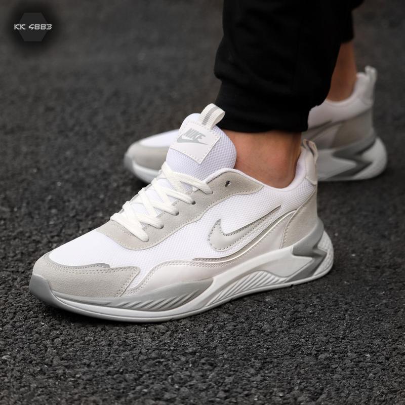 White nike old man hot sale shoes