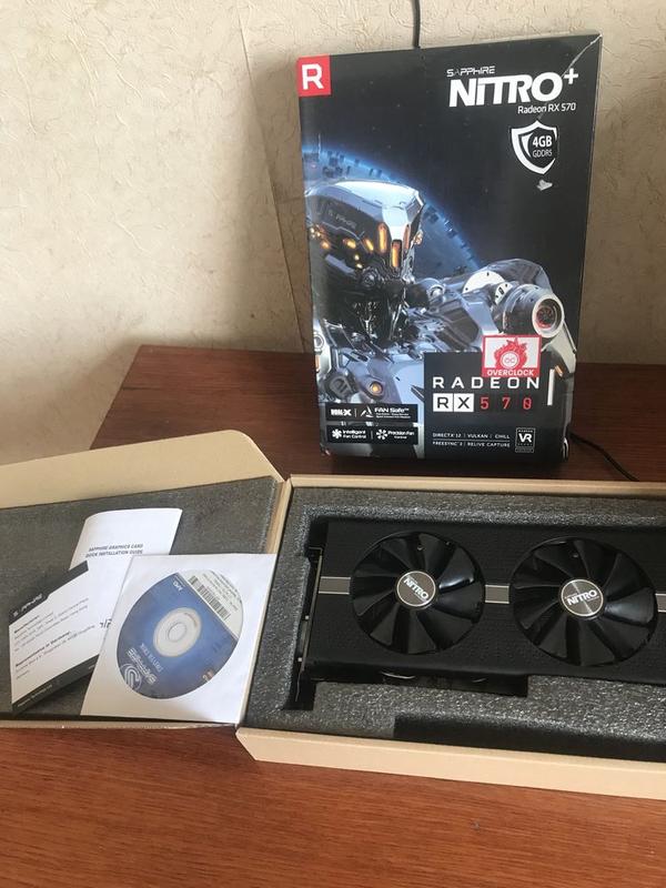 Видеокарта Sapphire Radeon RX 570 Nitro +: цена 2300 грн - купить ...