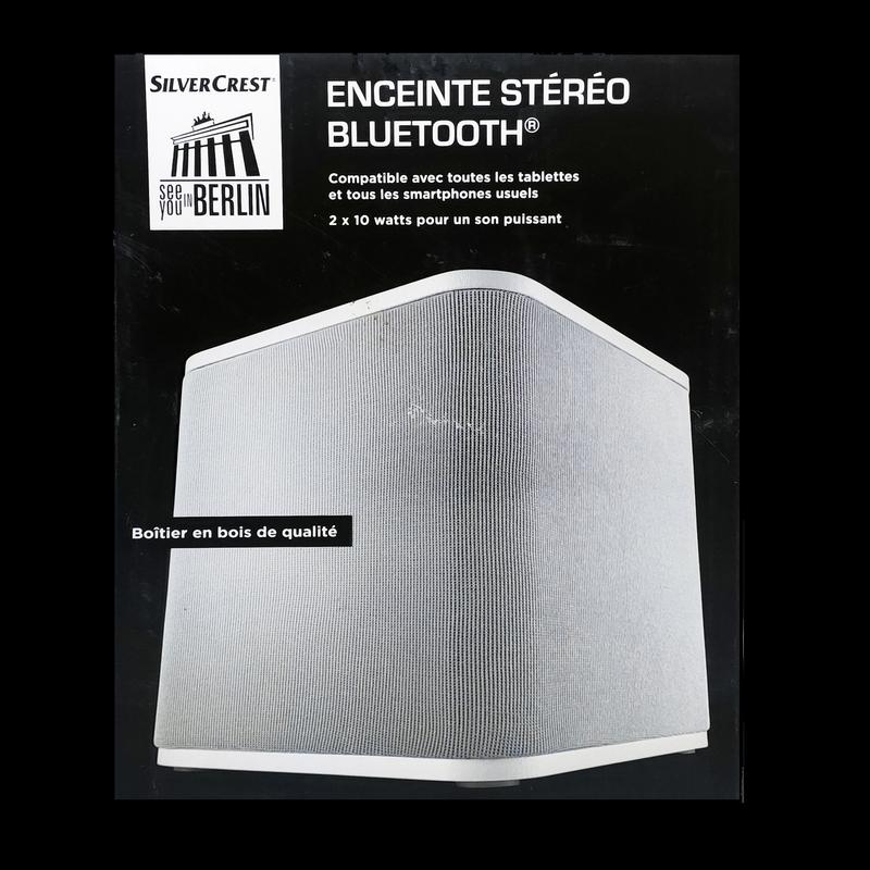 Портативна дротова Bluetooth® колонка SilverCrest 2x10 Вт / Нова