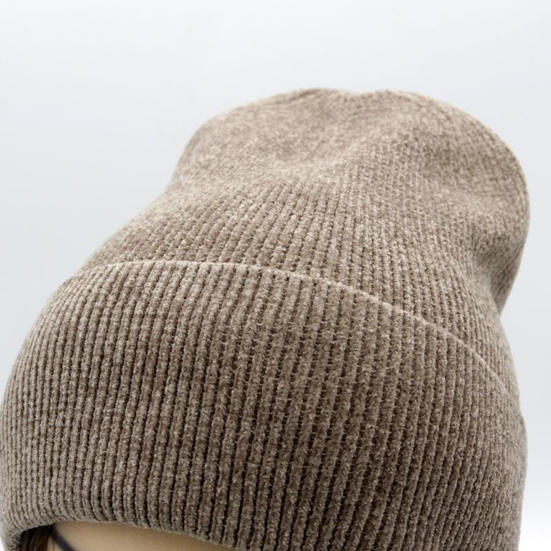 Шапка кассиопея коричневая, женская шапка с отворотом, шапка м...