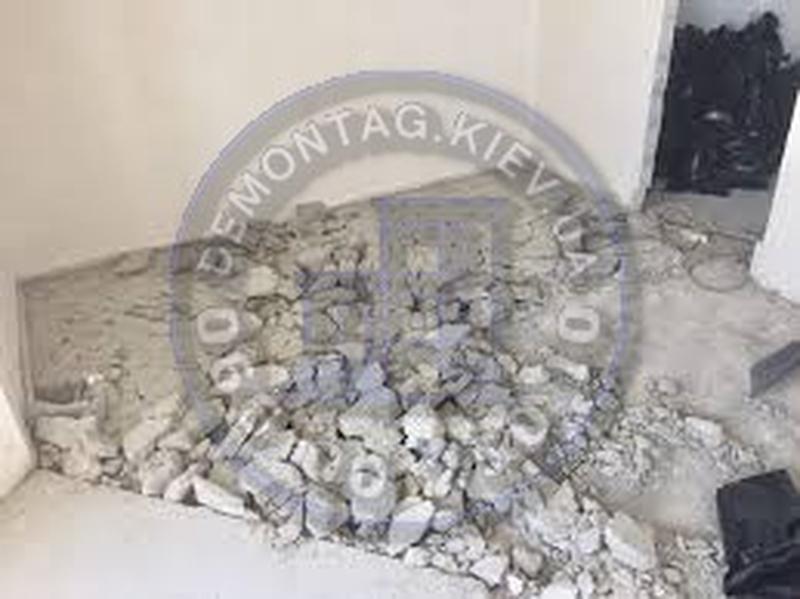 демонтаж сантехкабіни бетону київ