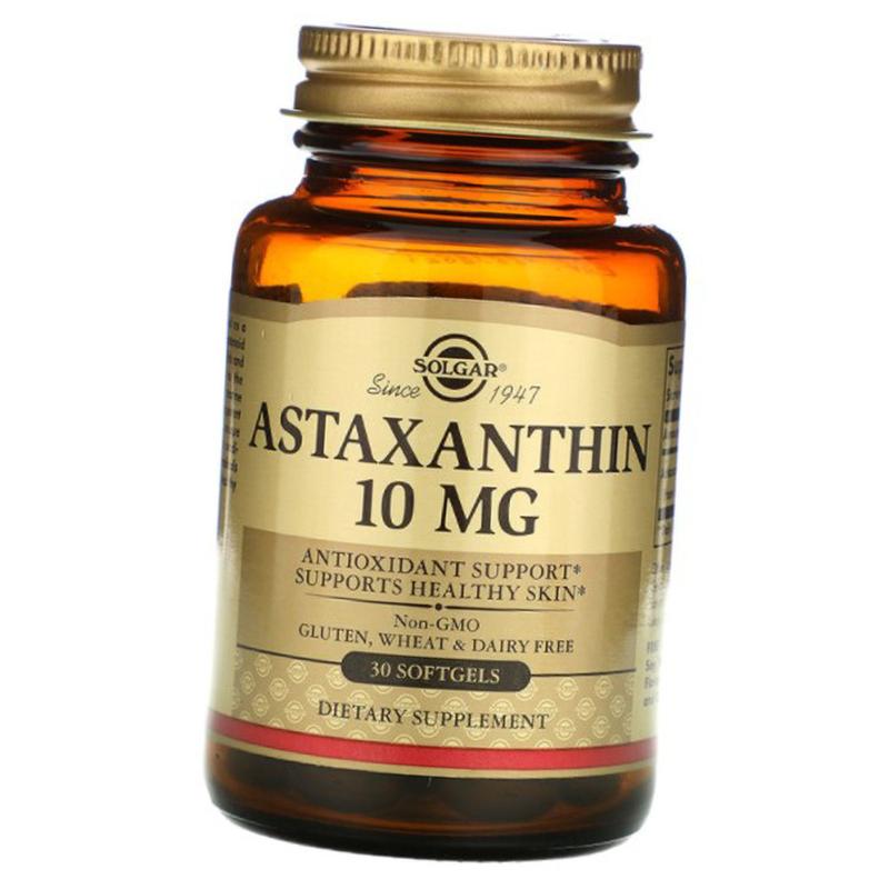 Астаксантин Солгар Solgar Astaxanthin 10 mg 30 капс
