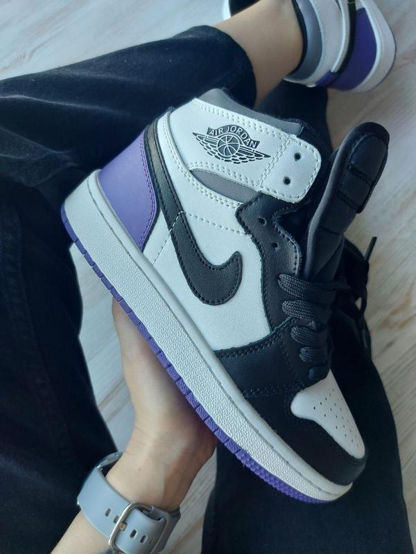 Jordan retro purple and sales black