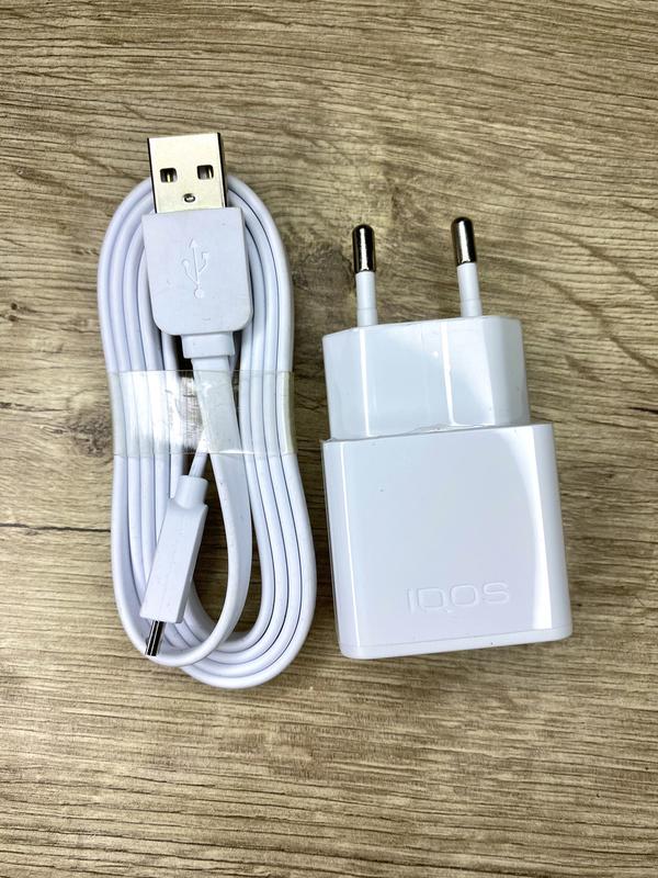 Комплект зарядка IQOS + кабель Micro USB Flat для зарядки IQOS... - 255 ...